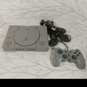 Sony PlayStation 1 Console PS1- SCPH-5501 W/ 1 Controller & Cables TESTED WORKS